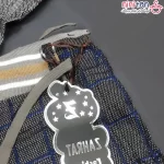 شلوار کتان نوزادی پسرانه چهارخانه