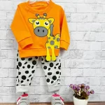 بلوز شلوار نوزادی زرافه