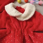 پیراهن دخترانه یلدا کریسمس مخمل