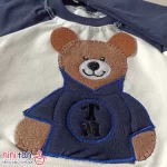 بلوز شلوار بچگانه تکه دوزی طرح تدی