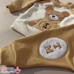 بلوز شلوار بچگانه تکه دوزی طرح تدی