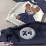 بلوز شلوار بچگانه تکه دوزی طرح تدی