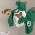 بلوز شلوار بچگانه تکه دوزی طرح تدی