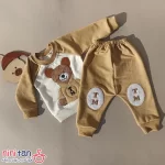 بلوز شلوار بچگانه تکه دوزی طرح تدی