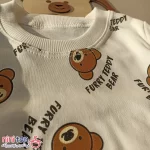 بلوز شلوار بچگانه دورس طرح خرس