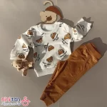 بلوز شلوار بچگانه دورس طرح خرس
