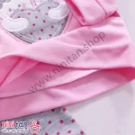 بلوز شلوار بچگانه قلب و نگین دخترانه