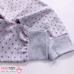 بلوز شلوار بچگانه قلب و نگین دخترانه