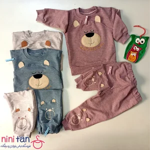 بلوز شلوار بچگانه طرح خرس