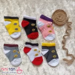 جوراب نوزادی سایز 0 مدل ایموجی