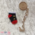 جوراب نوزادی سایز 0 مدل ایموجی