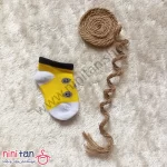 جوراب نوزادی سایز 0 مدل ایموجی