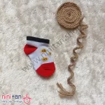 جوراب نوزادی سایز 0 مدل ایموجی
