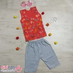 تاپ شلوارک بچگانه دخترانه طرح پرنده