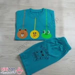 تی شرت شلوارک بچگانه اسپرت طرح حیوانات