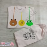 تی شرت شلوارک بچگانه اسپرت طرح حیوانات