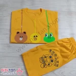 تی شرت شلوارک بچگانه اسپرت طرح حیوانات