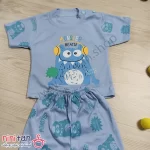 تی شرت شلوارک بچگانه طرح هیولا