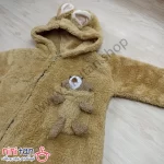 سرهمی زمستانی نوزاد پولیشی عروسک دار