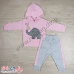 هودی شلوار بچگانه طرح فیل