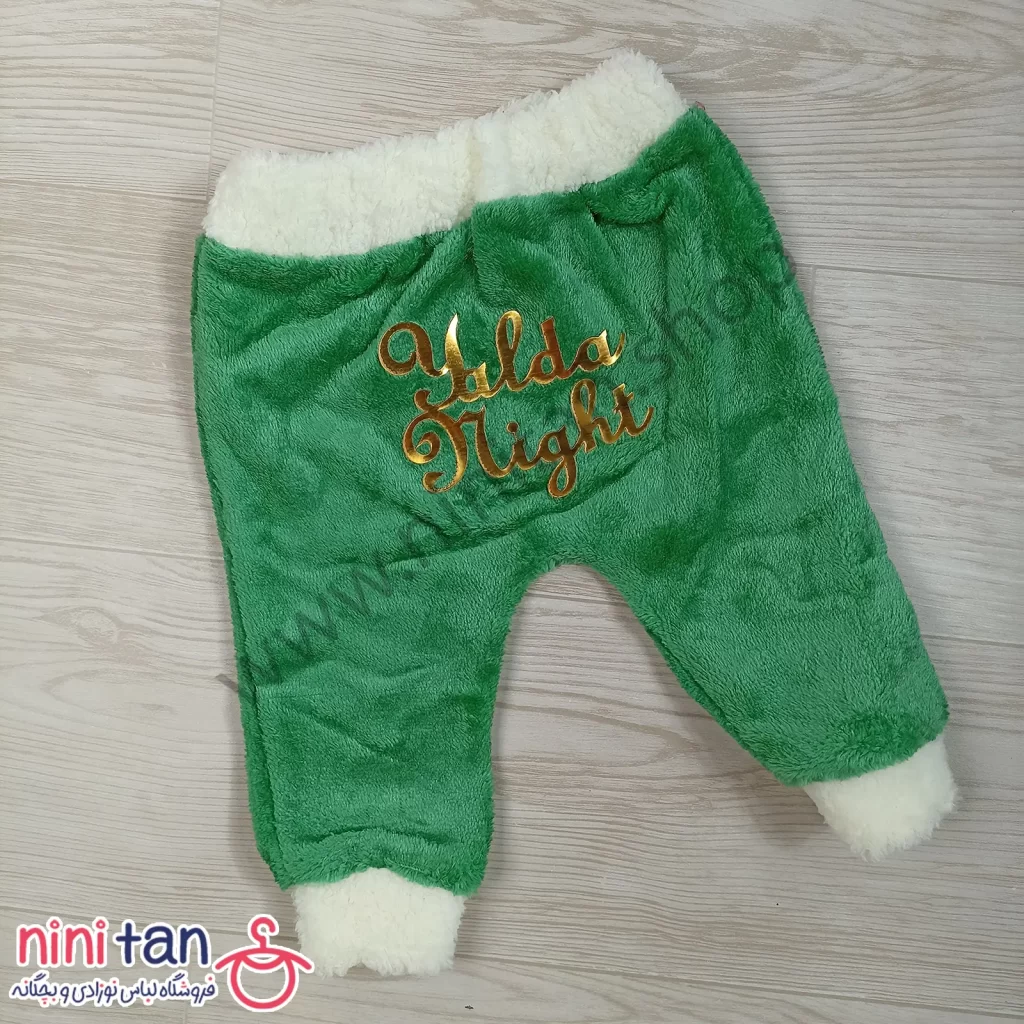 بلوز شلوار نوزادی 3 تکه طرح یلدا