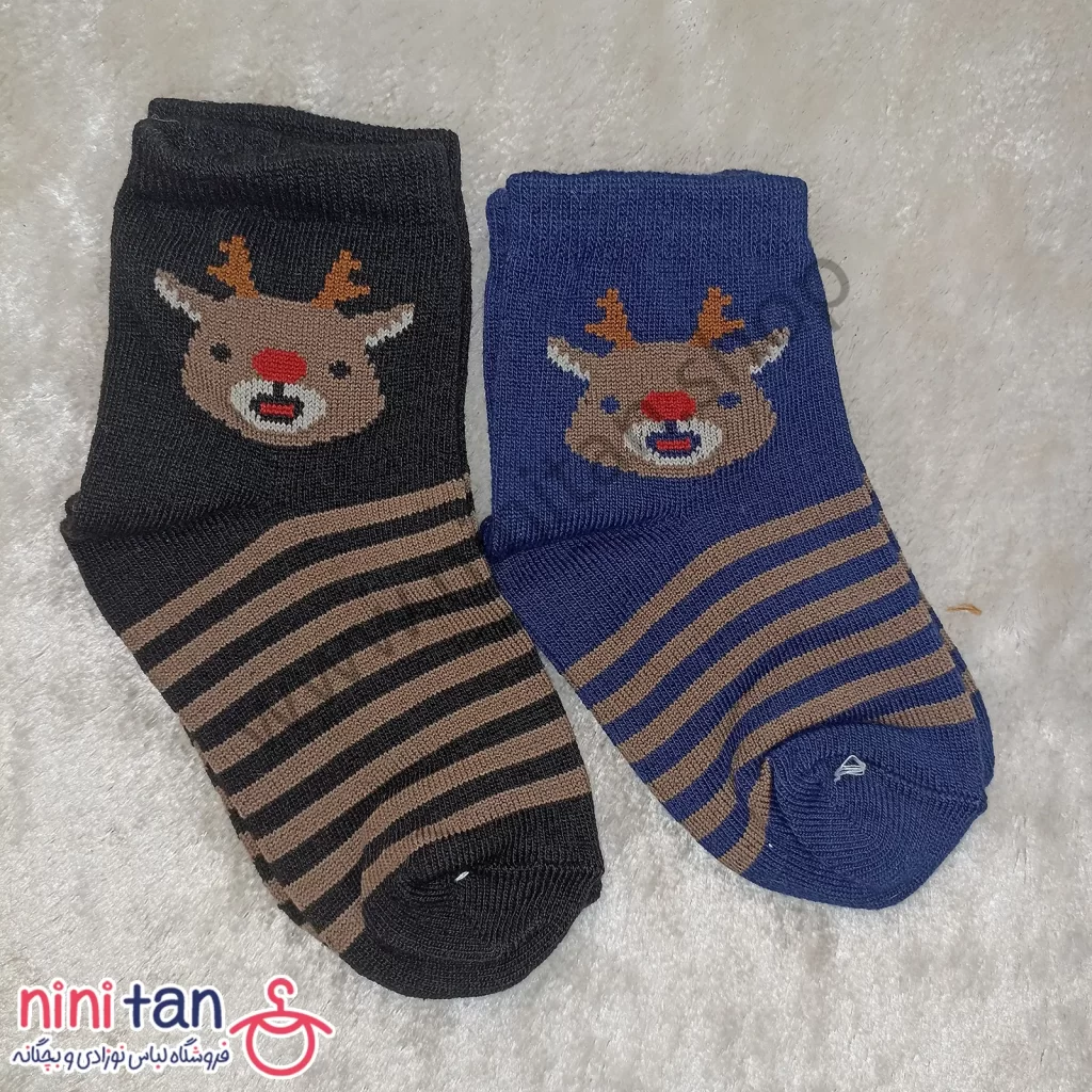 جوراب بچگانه طرح گوزن