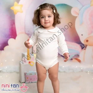 بادی آستین بلند نوزاد دخترانه