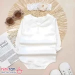 بادی آستین بلند نوزاد دخترانه