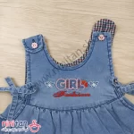 سارافون نوزادی جین مدل girl بچگانه کلاه دار