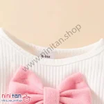 بلوز دامن بچگانه با کلاه تا 7 سا