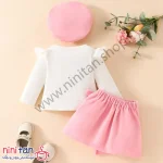 بلوز دامن بچگانه با کلاه تا 7 سا