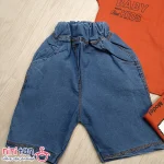 تیشرت شلوارک بچگانه تدی پازلی