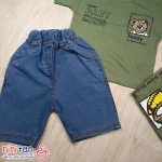 تیشرت شلوارک بچگانه تدی پازلی