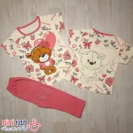 تیشرت و ساپورت دخترانه نگین دار