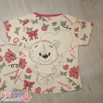 تیشرت و ساپورت دخترانه نگین دار