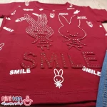 تیشرت و شلوارک دخترانه مدل خرگوش برجسته