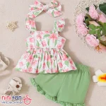 تاپ و شلوارک دخترانه شادین