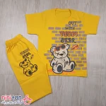 تیشرت و شلوارک بچگانه طرح خرس عینکی سایز 40 تا 55