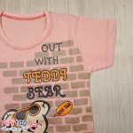 تیشرت و شلوارک بچگانه طرح خرس عینکی سایز 40 تا 55