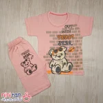 تیشرت و شلوارک بچگانه طرح خرس عینکی سایز 40 تا 55