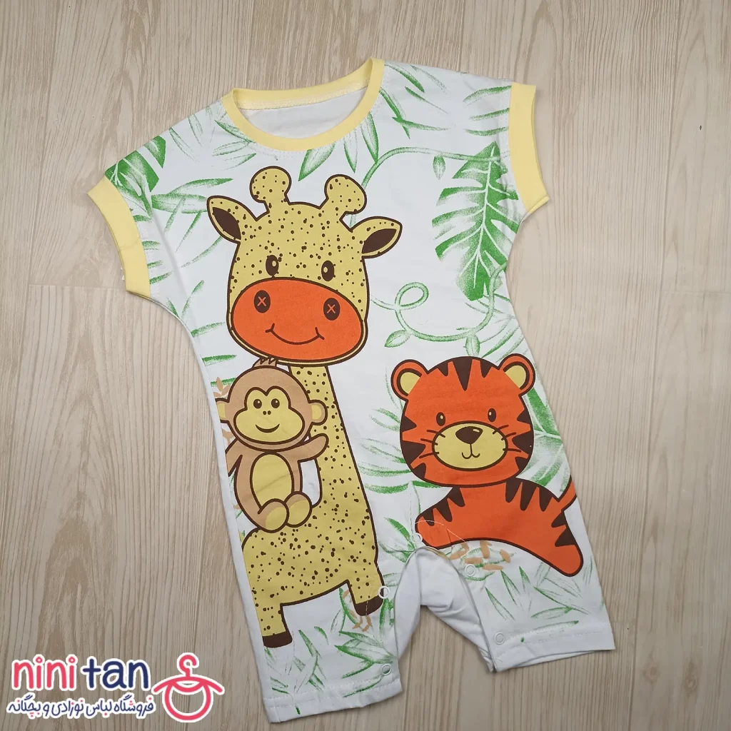 رامپر بچگانه 1 تا 4 سال طرح حیوانات