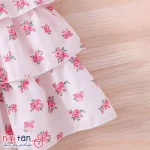 پیراهن دخترانه چین دار 3 طبقه از 1 تا 7 سال