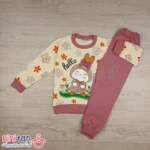 بلوز شلوار بچگانه دخترانه طرح خرگوش و پاپیون