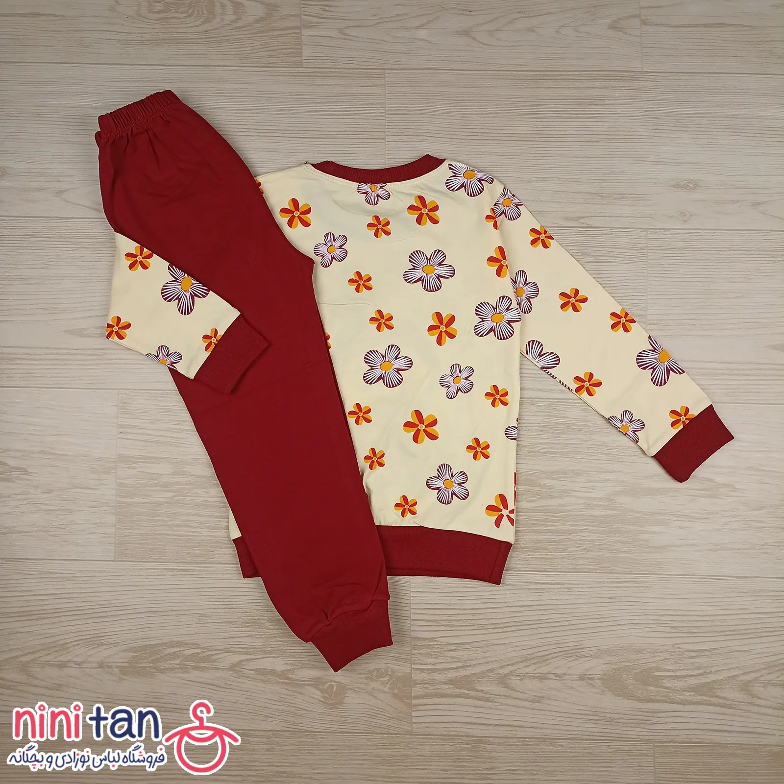 بلوز شلوار بچگانه دخترانه طرح خرگوش و پاپیون