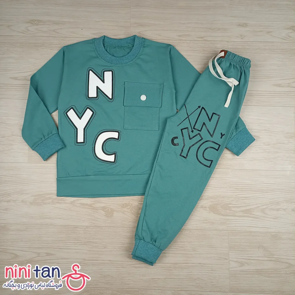 بلوز شلوار بچگانه طرح NYC