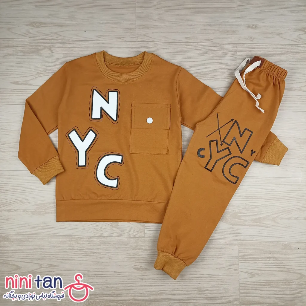بلوز شلوار بچگانه طرح NYC