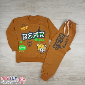 بلوز شلوار بچگانه طرح خرس bear
