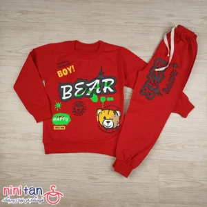 بلوز شلوار بچگانه طرح خرس bear