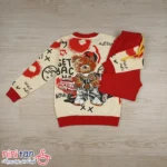 بلوز شلوار بچگانه طرح خرس و ماشین