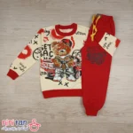 بلوز شلوار بچگانه طرح خرس و ماشین